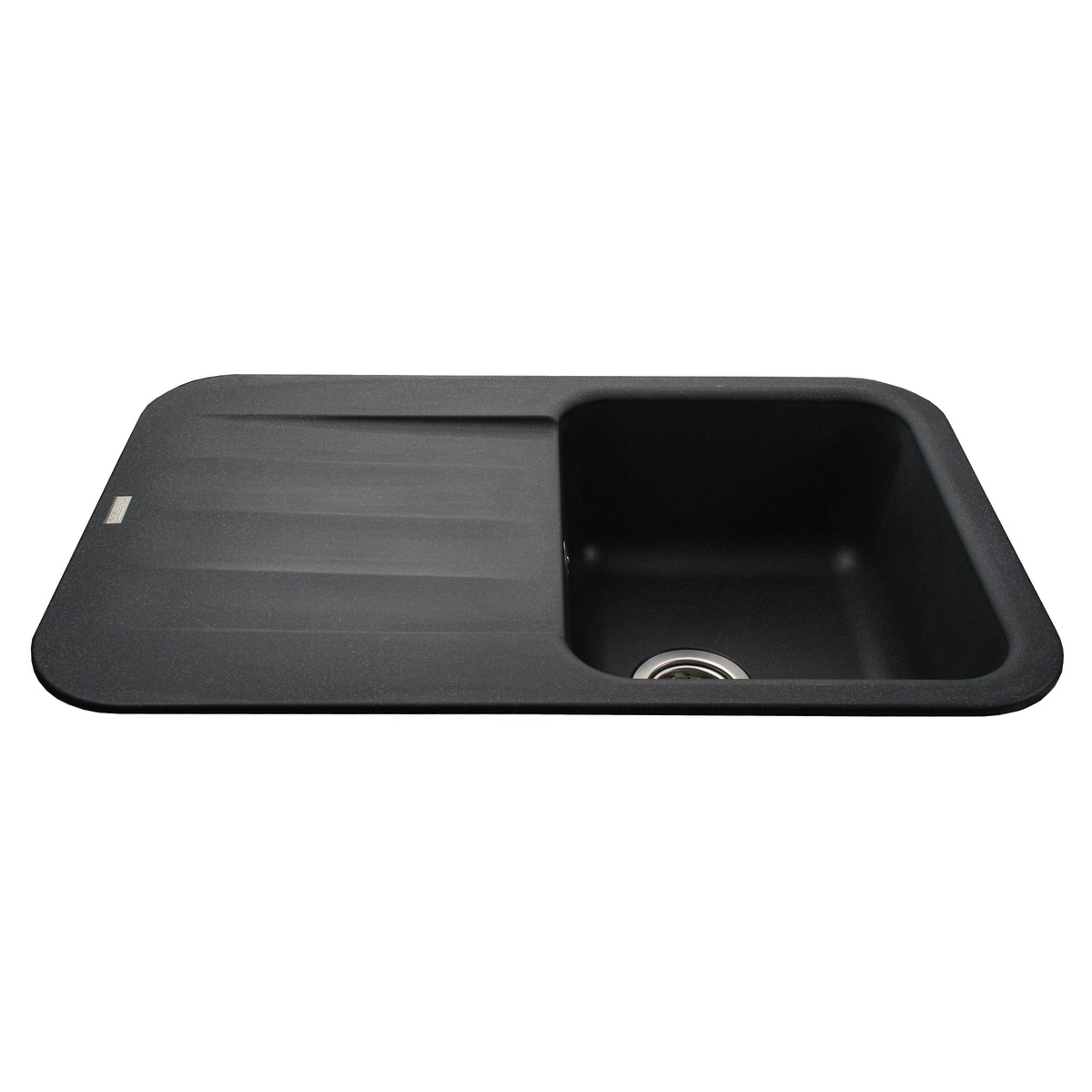 Мийка на кухню гранітна прямокутна GLOBUS LUX OBER 500мм x 780мм чорний без сифону 000022401