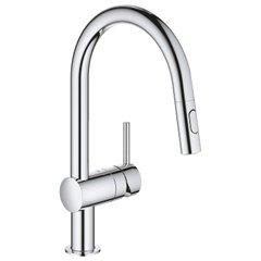 Змішувач для кухні із висувною лійкою GROHE Minta 32321002 хром латунь CV030530