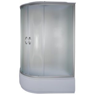 Душевой бокс BRAVO c поддоном правосторонний Obra H120FFSR 120x80x215см матовый витраж 4 мм профиль сатин 000029095