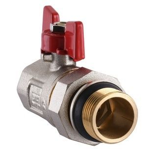 Кран кульовий WATER VALVE Q003 NV-V343 3/4" вн-зв з американкою PN20бар 000010227