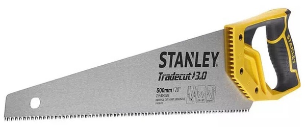 Ножівка по дереву Stanley Tradecut, 500мм, 11TPI