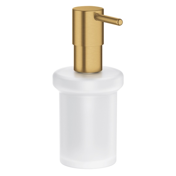 Дозатор для жидкого мыла GROHE Essentials настольный на 160мл округлый металлический золото 40394GN1