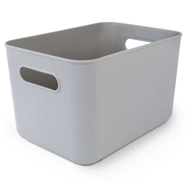 Ящик для хранения MVM пластиковый серый 160x180x257 FH-11 S GRAY