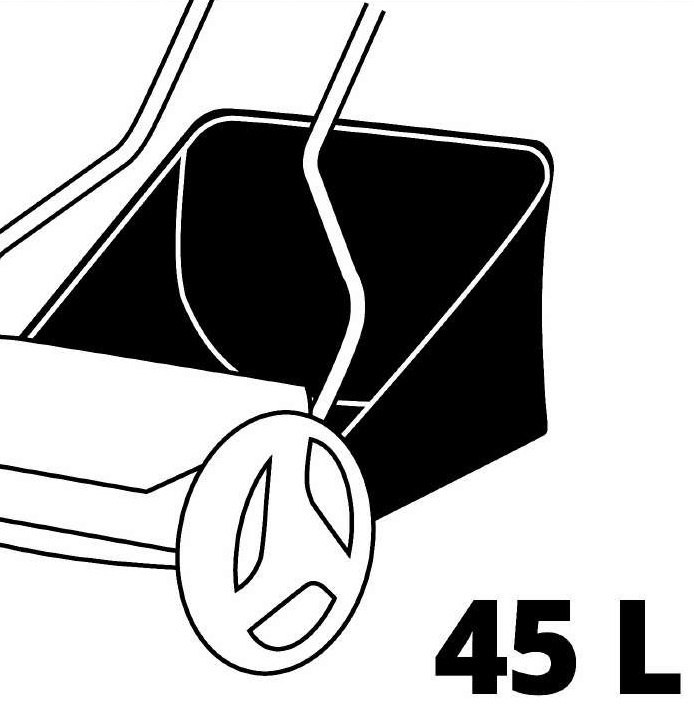 Газонокосарка акууляторна Einhell GE-HM 18/38 Li - Solo PXC 18В 38см 45л 14-38мм 10.5кг (без АКБ і ЗП)