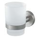 Подставка для зубных щеток подвесная для ванной HACEKA Kosmos TEC сатин стекло 1125020 1 из 3