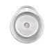 Мийка на кухню металева кругла LIDZ 480мм x 430мм мікротекстура 0.6мм із сифоном LIDZ484306DEC180 1 з 7