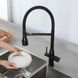Змішувач для кухні із краном для фільтрованої води GAPPO чорний нержавіюча сталь G4399-76 12 з 12