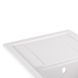 Мийка на кухню зі штучного каміння прямокутна Q-TAP CS 495мм x 725мм білий із сифоном QT7449WHI650 5 з 6