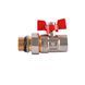 Кран кульовий WATER VALVE Q003 NV-V343 3/4" вн-зв з американкою PN20бар 000010227 2 з 3