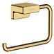 Держатель для туалетной бумаги HANSGROHE AddStoris 41771990 прямоугольный металлический золото 1 из 2