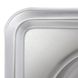 Мийка для кухні із нержавіючої сталі прямокутна ZERIX Z6350-08-180E 630x500x180мм матова 0.8мм із сифоном ZM0563 3 з 4