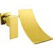 Cмеситель для умывальника однорычажный настенного монтажа MEXEN CELIA золотой латунь MEX-747415-50 1 из 2