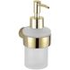 Дозатор для жидкого мыла MEXEN BASE настенный на 180мл округлый стеклянный золото MEX-70882388-50 1 из 2