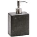 Дозатор для жидкого мыла AQUANOVA Hammam настольный на 200мл прямоугольный из камня серый HAMDIM-98 1 из 2