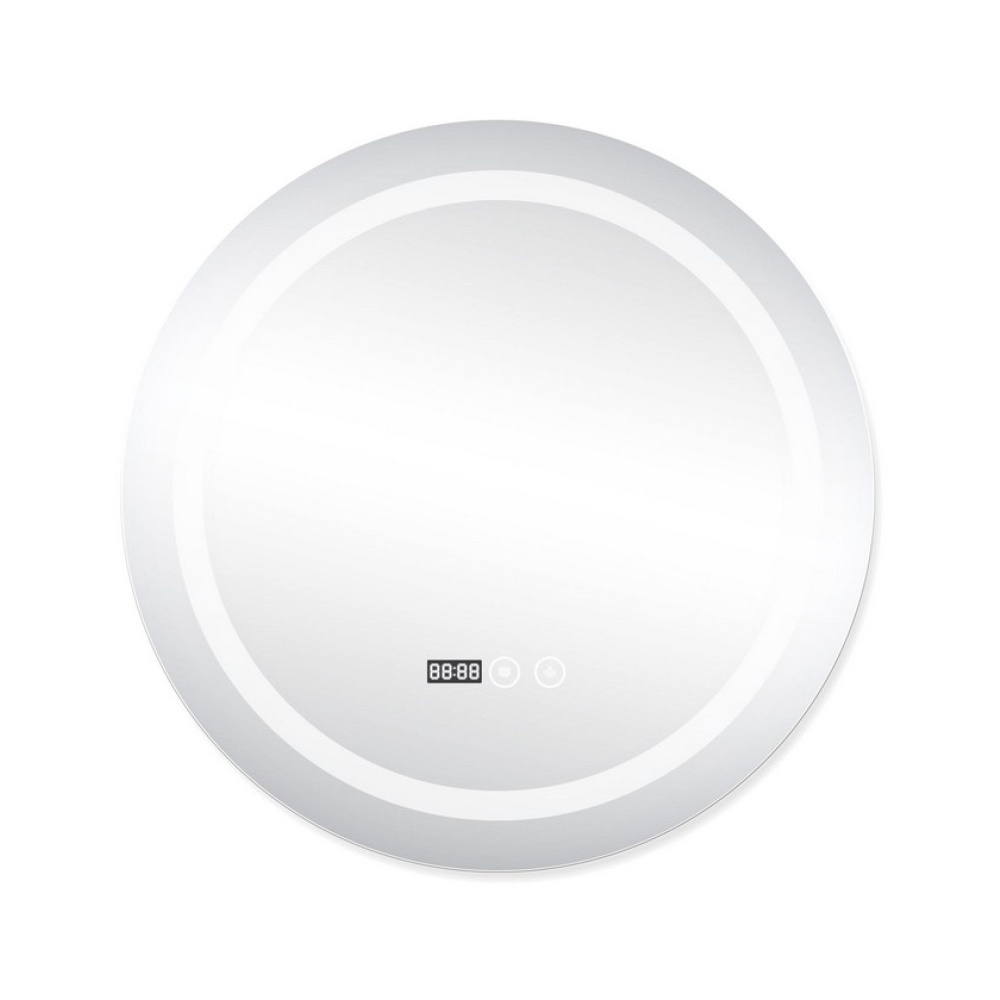 Зеркало круглое для ванны Q-TAP Mideya 60x60см c подсветкой сенсорное включение антизапотевание QT2078F803W