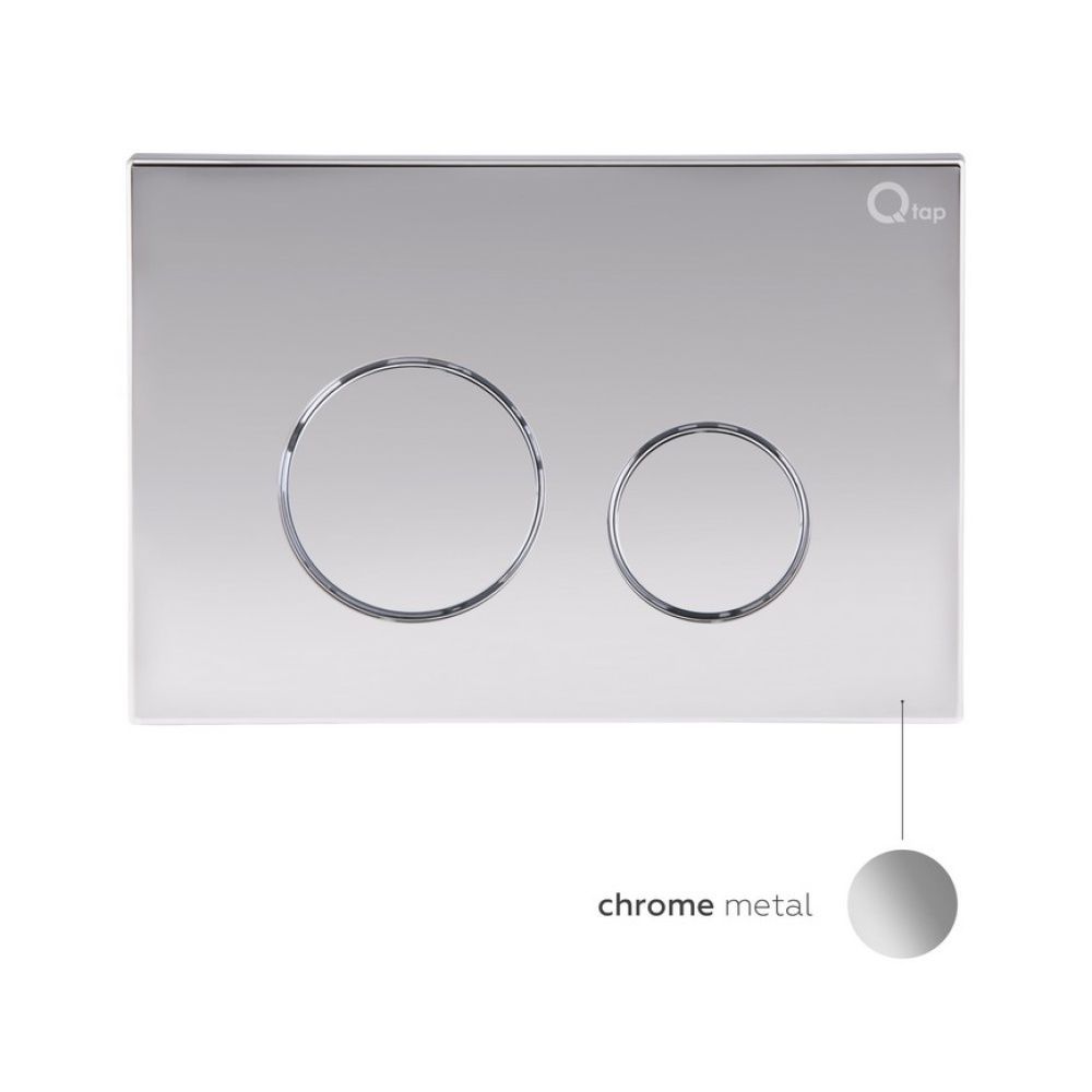 Комплект инсталляции Q-TAP Nest / Jay / Form кнопка хром безободковый унитаз Q-TAP с крышкой микролифт дюропласт M425M11CRMQT07335176WFORM001AB