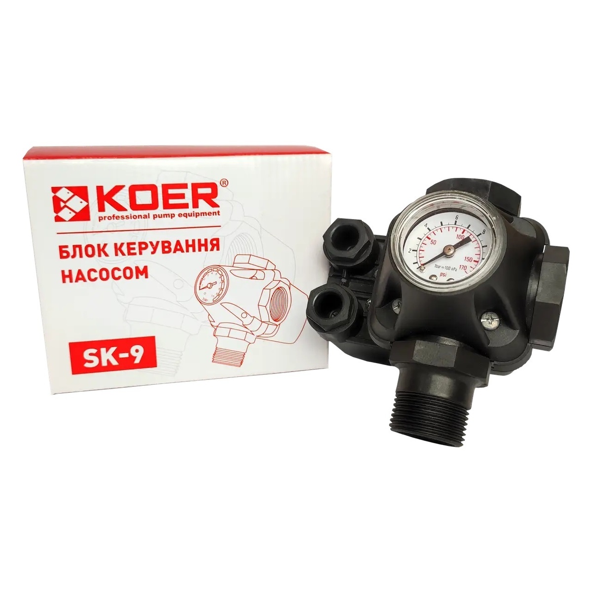 Комплект автоматики для насосу KOER 1.5 кВт 1/4" SK-9 KP2790