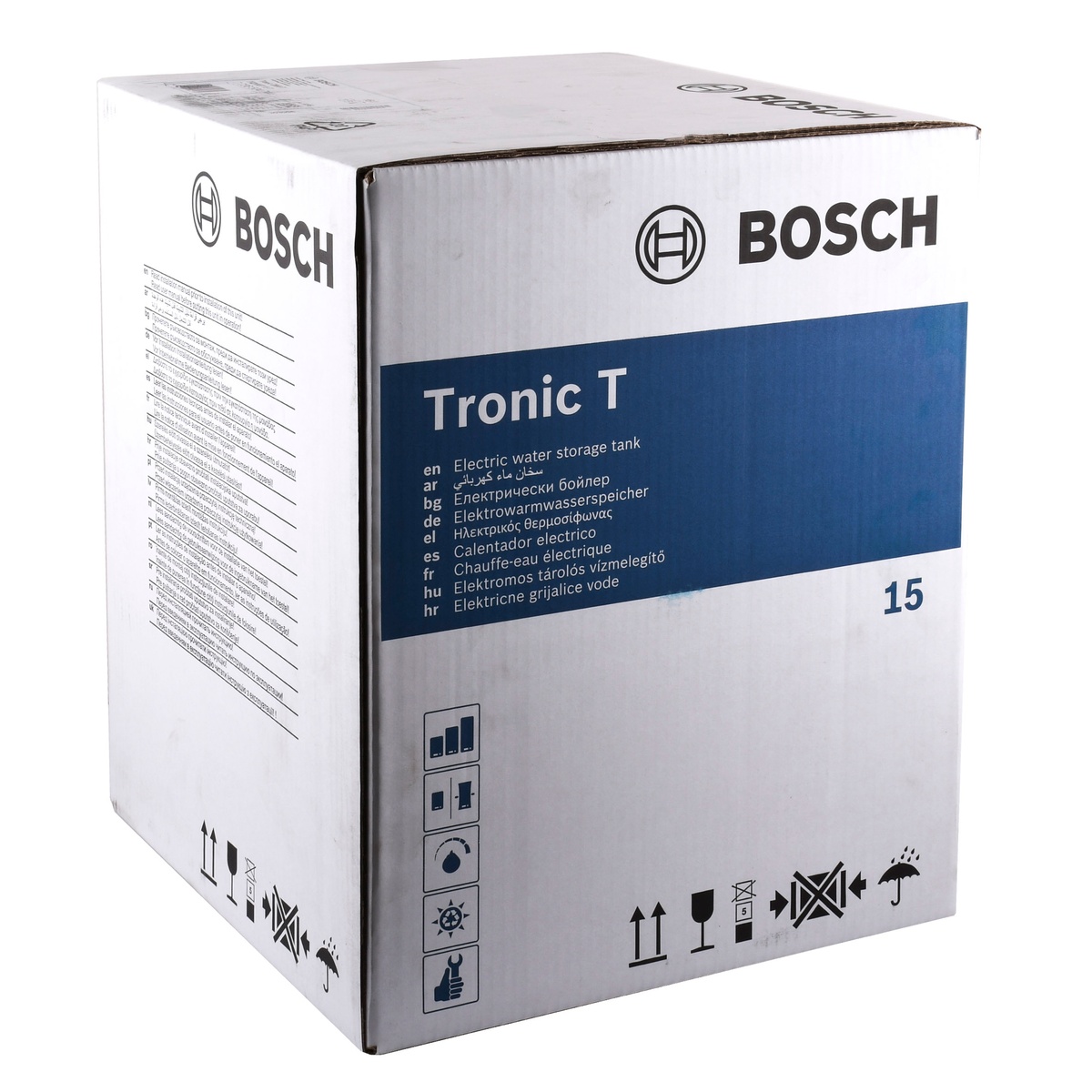 Бойлер електричний компактний міні під мийку 15л BOSCH Tronic 2000T мокрий тен 1.5кВт 406x372x324мм 000024768