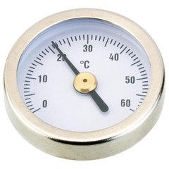 Термометр погружной DANFOSS FHD-T 60°C с задним подключением 1/2" корпус Ø35 мм 088U0029