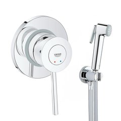 Змішувач прихованого монтажу для гігієнічного душу GROHE QuickFix BauClassic UA202606QF хром латунь 105мм CV030608