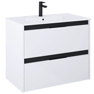 Тумба із умивальником ROCA Alpine 80x61x46см підвісна біла A852014606
