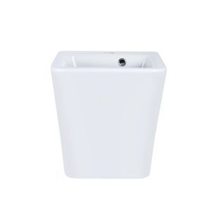 Умывальник подвесной Q-TAP Tern 370x390x405мм прямоугольный белый QT1711G808W