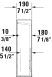П'єдестал для умивальника DURAVIT D-CODE білий підлоговий висота 68см 08632700002 4 з 4