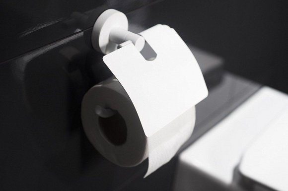 Подставка для туалетной бумаги с крышкой HACEKA Kosmos White белый металл 1142251