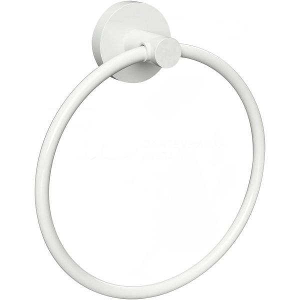 Держатель-кольцо для полотенец SONIA Tecnoproject 210мм округлый металлический белый 166107