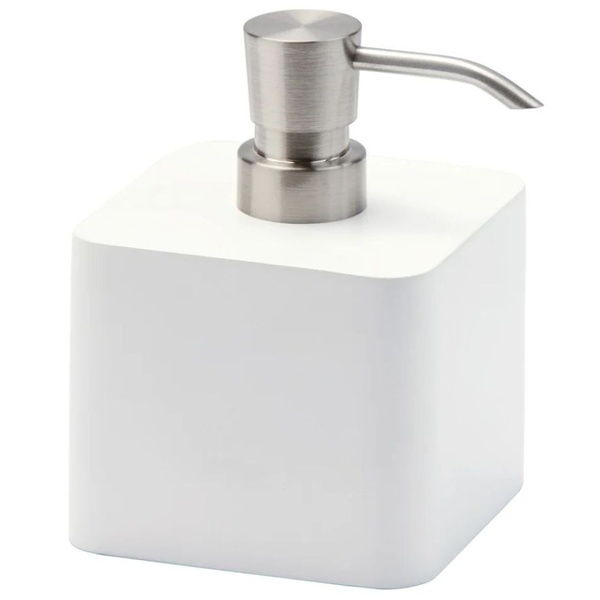 Дозатор для жидкого мыла AQUANOVA Ona настольный на 230мл прямоугольный белый ONADIM-43