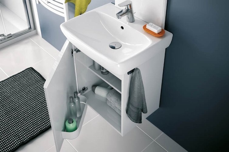 Раковина подвесная для ванной 550мм x 440мм KOLO NOVA PRO белый прямоугольная M31156000