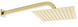 Душевая система скрытого монтажа REA ORIX GOLD REA-P8464 с верхним душем латунная золото 4 из 11