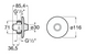 Кнопка спуску для інсталяції ROCA INSTANT універсальна одинарна 116мм хром A5A9077C00 2 з 2
