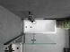 Шторка для ванны стеклянная MEXEN Castor универсальная двухсекционная складная 150x100см прозрачная 6мм профиль черный MEX-892-100-002-70-00 6 из 7