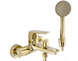 Змішувач для ванної одноважільний із коротким виливом REA RUSEL GOLD золото латунь REA-B2034 3 з 6