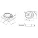 Мийка для кухні із нержавіючої сталі овальна KRONER KRP 570x450x160мм мікротекстура 0.6мм із сифоном CV022771 2 з 5