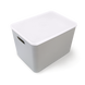 Ящик для зберігання MVM пластиковий сірий 250x257x360 FH-14 XXL GRAY 9 з 13