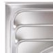 Мийка для кухні із нержавіючої сталі прямокутна накладна ZERIX Z8060B-08-180MD DOUBLE 800x600x180мм мікротекстура 0.8мм на дві чаші із сифоном ZS0611 2 з 3