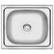Мийка для кухні із нержавіючої сталі прямокутна DEANTE Doppio 480x430x175мм матова 0.6мм із сифоном ZEN_0103 1 з 2