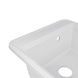 Мийка для кухні гранітна квадратна Q-TAP CS 505x505x220мм із сифоном біла QTCS5151WHI 5 з 5