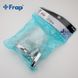 Стакан для зубных щеток FRAP F1906 округлый стеклянный хром 5 из 6