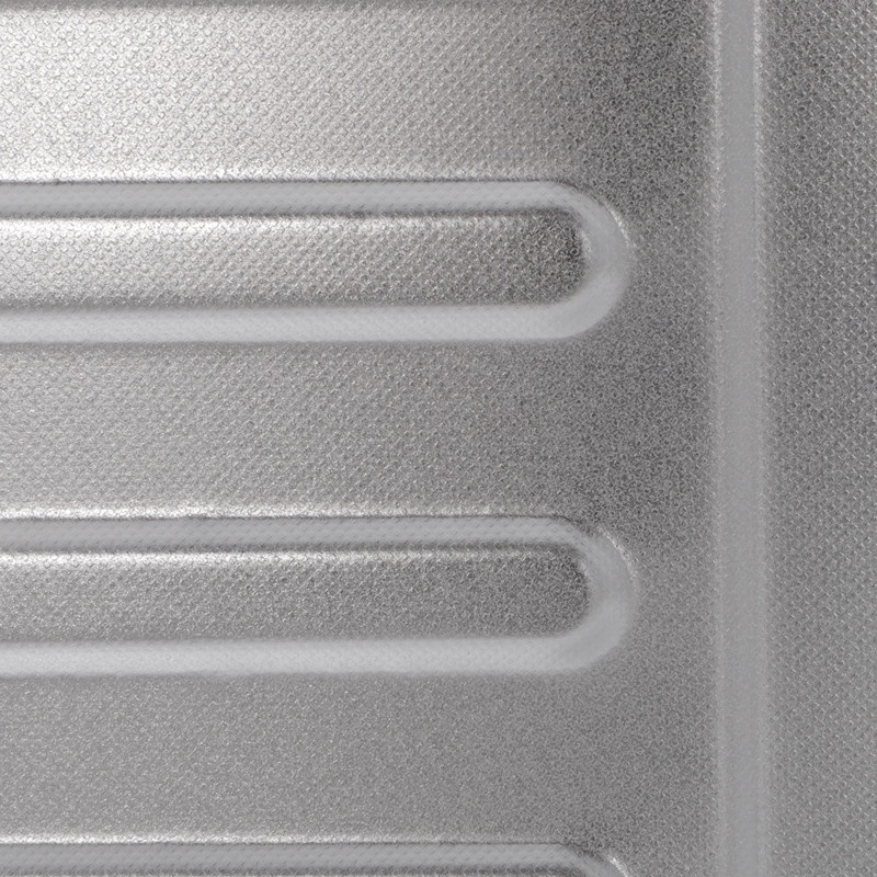 Мийка для кухні із нержавіючої сталі кутова HAIBA Decor 950x500x180мм мікротекстура 0.8мм із сифоном HB0574
