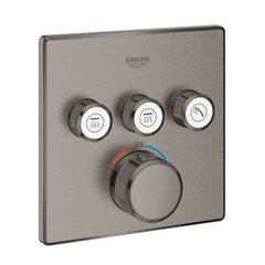 Змішувач для душу із термостатом GROHE Grohtherm SmartControl темний графіт латунь без душового набору 29126AL0