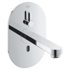 Змішувач для умивальника сенсорний зі змішуванням GROHE Eurosmart Cosmopolitan E хром латунь 36315000