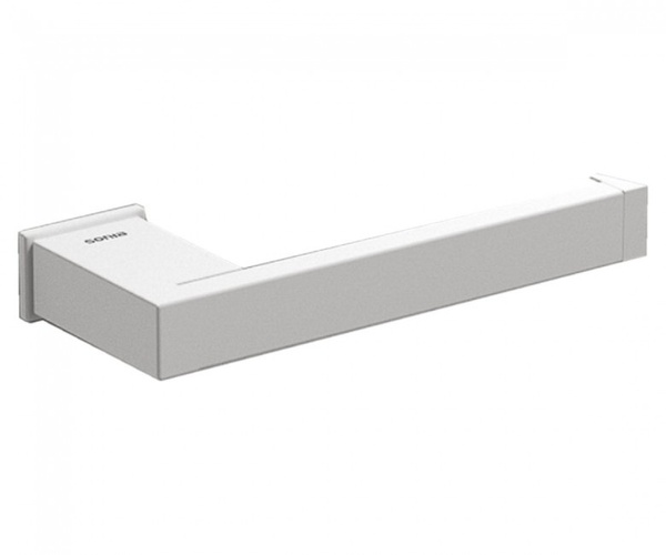 Тримач для туалетного паперу SONIA S-Cube 176366 прямокутный металевий білий