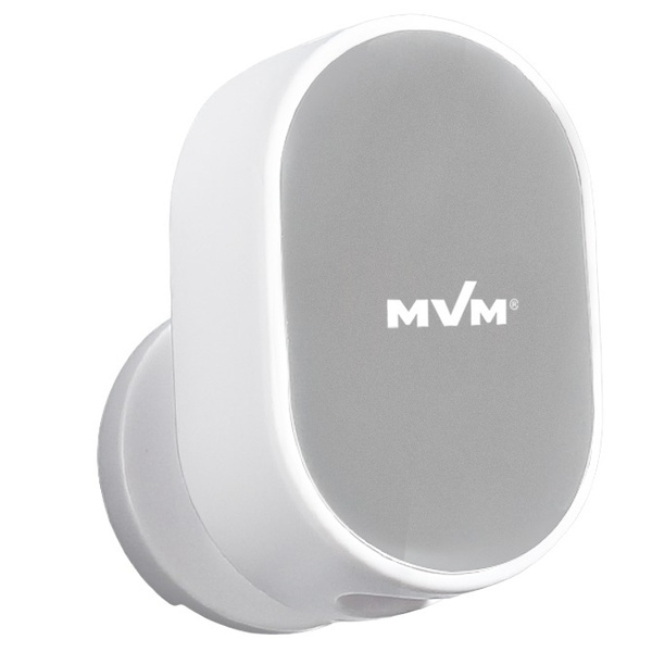 Тримач для ручної душової лійки MVM пластиковий сірий BP-27 white/gray