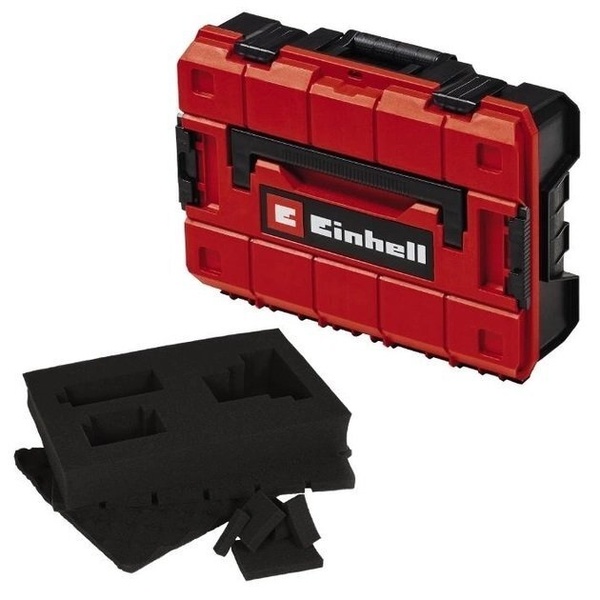 Кейс для инструмента Einhell E-Case S-F, 13.1х44.4х33см, поролоновый вкладыш Grid Foam Set