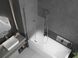 Шторка для ванны стеклянная MEXEN Castor универсальная двухсекционная складная 150x80см матовая 6мм профиль хром MEX-892-080-002-01-30 4 из 7