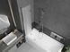 Шторка для ванны стеклянная MEXEN Castor универсальная двухсекционная складная 150x80см матовая 6мм профиль хром MEX-892-080-002-01-30 5 из 7
