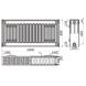 Стальной панельный радиатор отопления KALITE 500x1400 мм боковое подключение класс 22 000022326 2 из 4